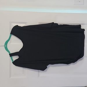 Cold shoulder dolman sleeve top